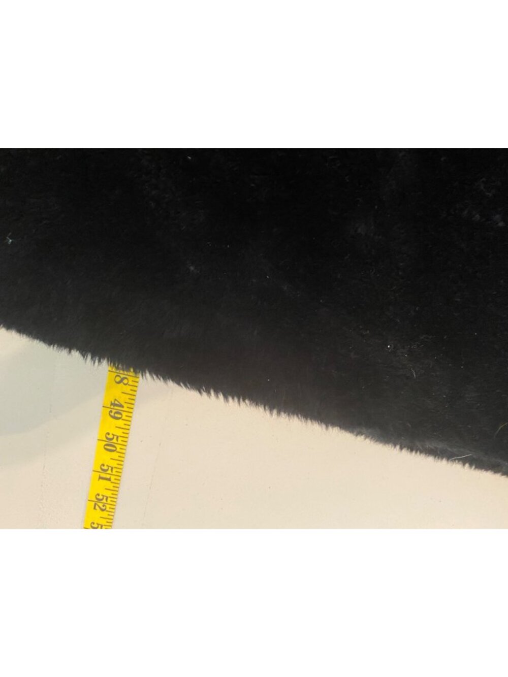Vintage Monterey Fashions Black Faux Fur Maxi Coat Large Made In USA - Picture 10 of 12